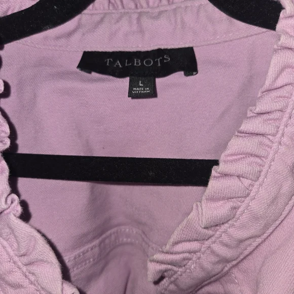 Talbots Light Lilac Pink Jean Jacket - Picture 7 of 9